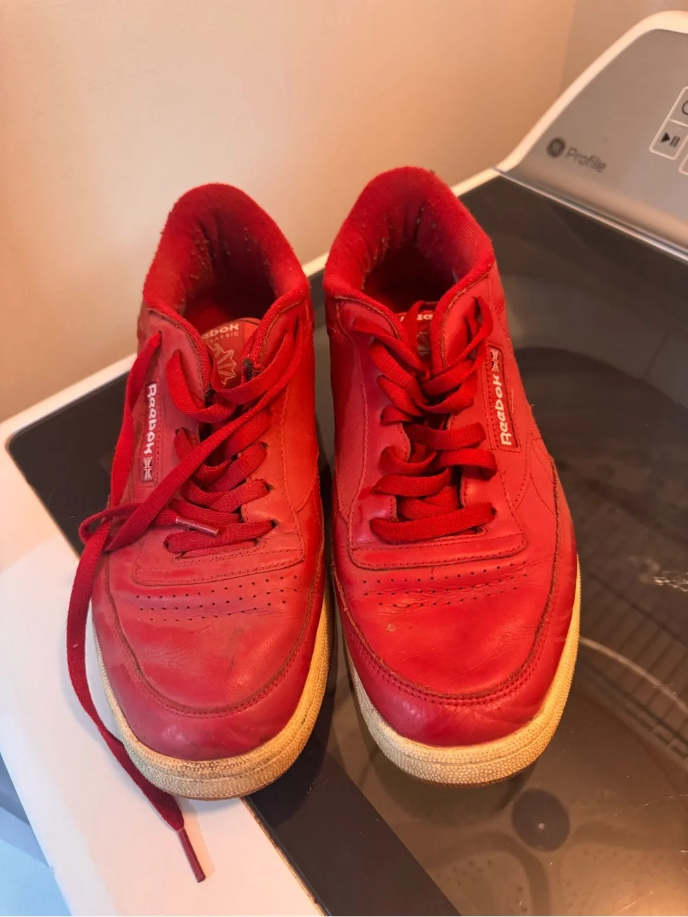 Reebok bold red